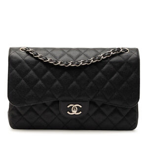 Pre-Loved Chanel Jumbo Classic Caviar Double Flap